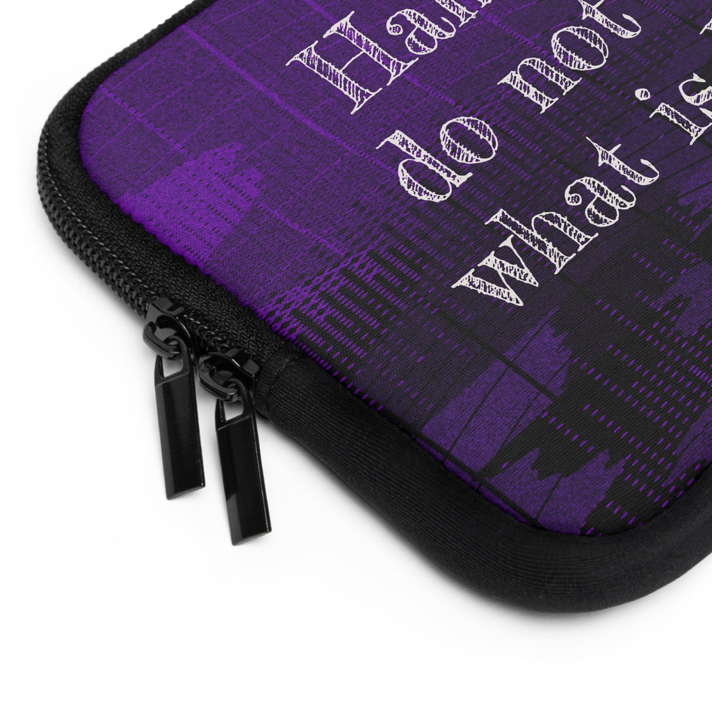 RecLet "Hammers do not own what is built." Laptop Sleeve