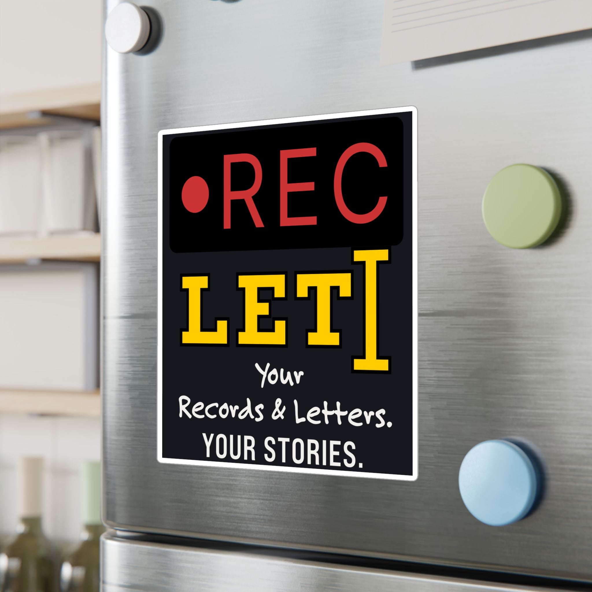 RecLet: Your Records & Letters. Your Stories. Vinyl Decals
