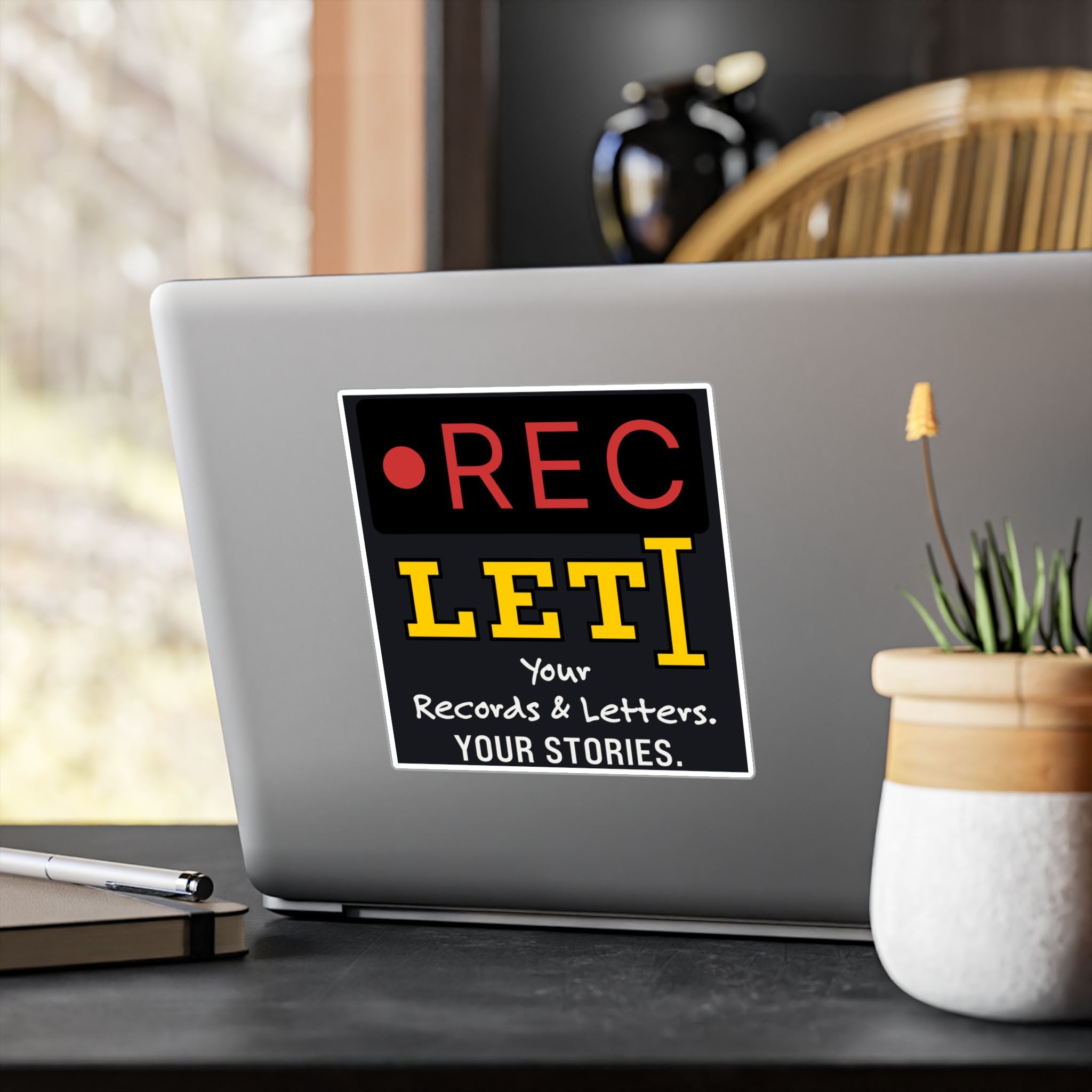 RecLet: Your Records & Letters. Your Stories. Vinyl Decals