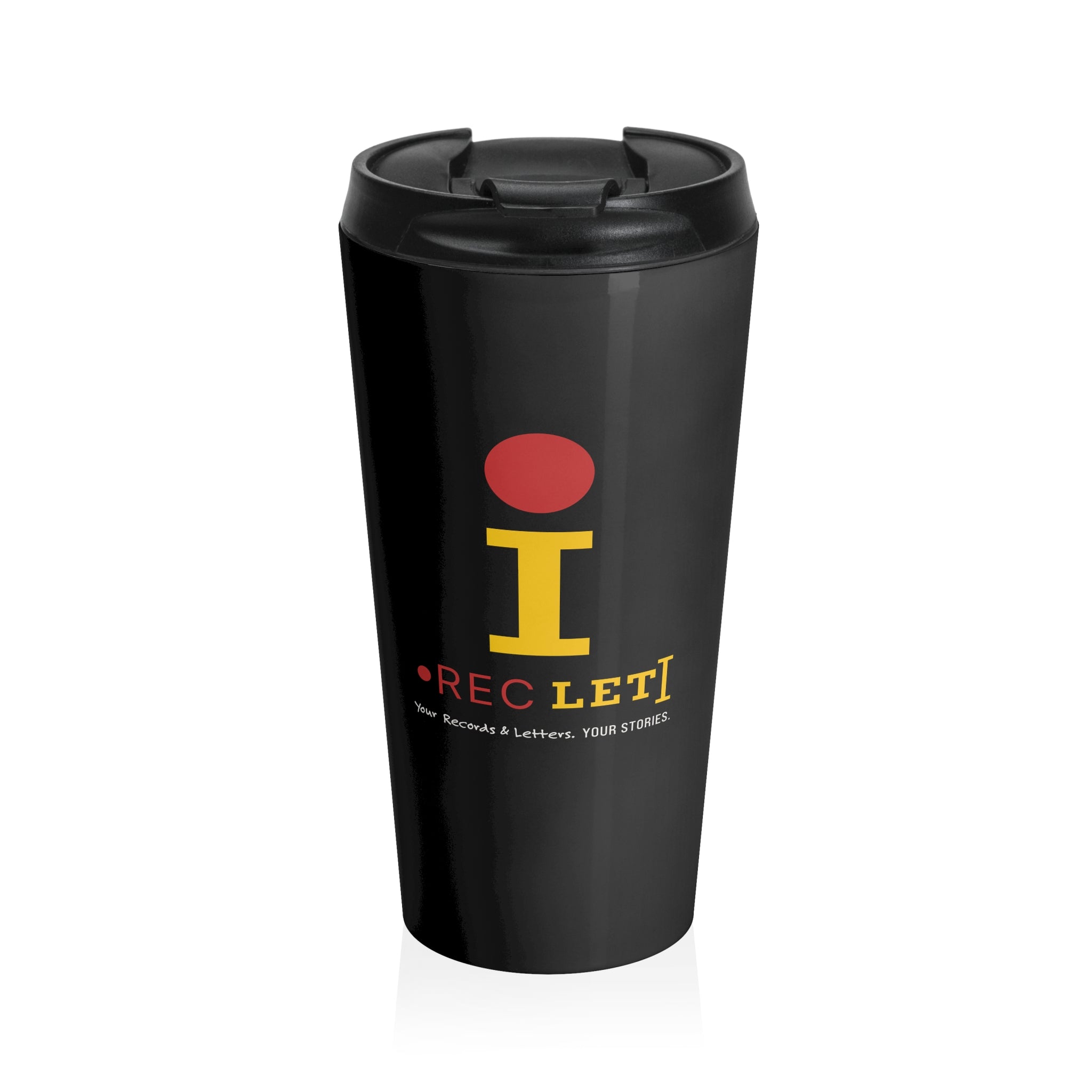 RecLet DIB Seal Black Stainless Steel Travel Mug