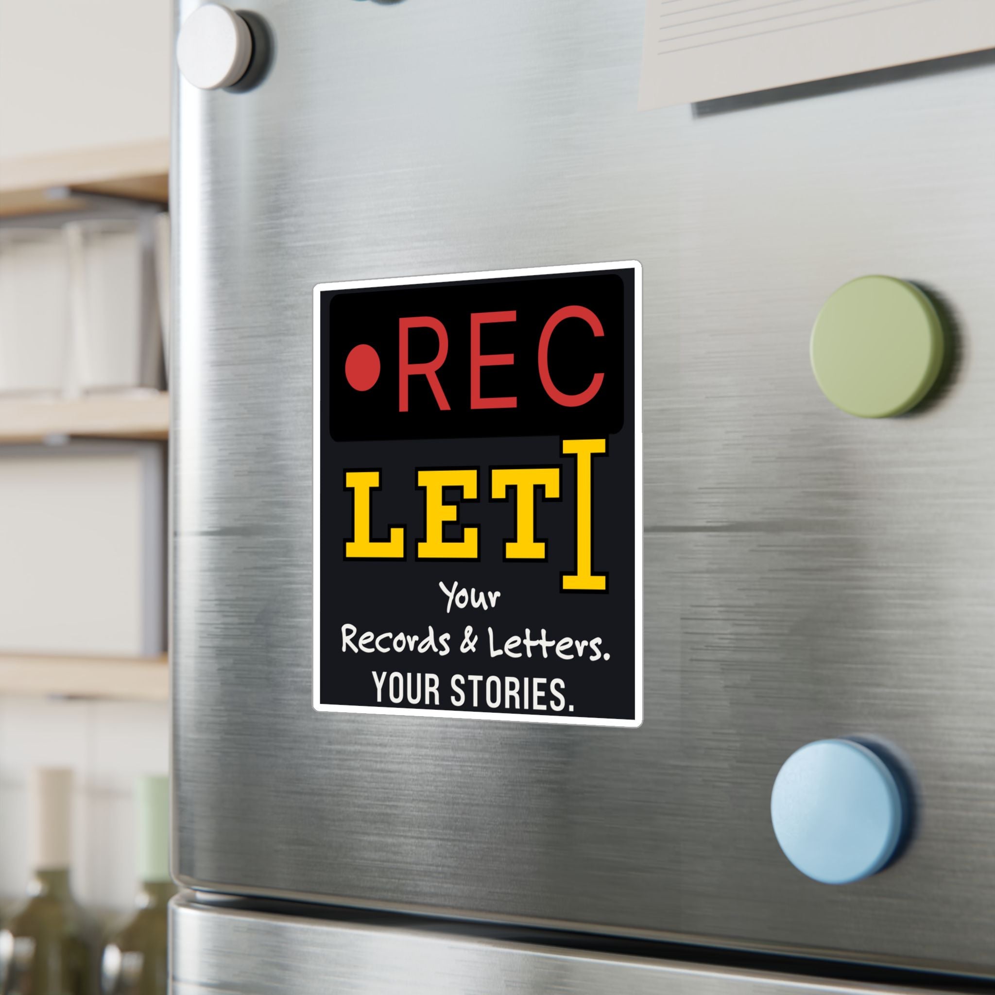 RecLet: Your Records & Letters. Your Stories. Vinyl Decals