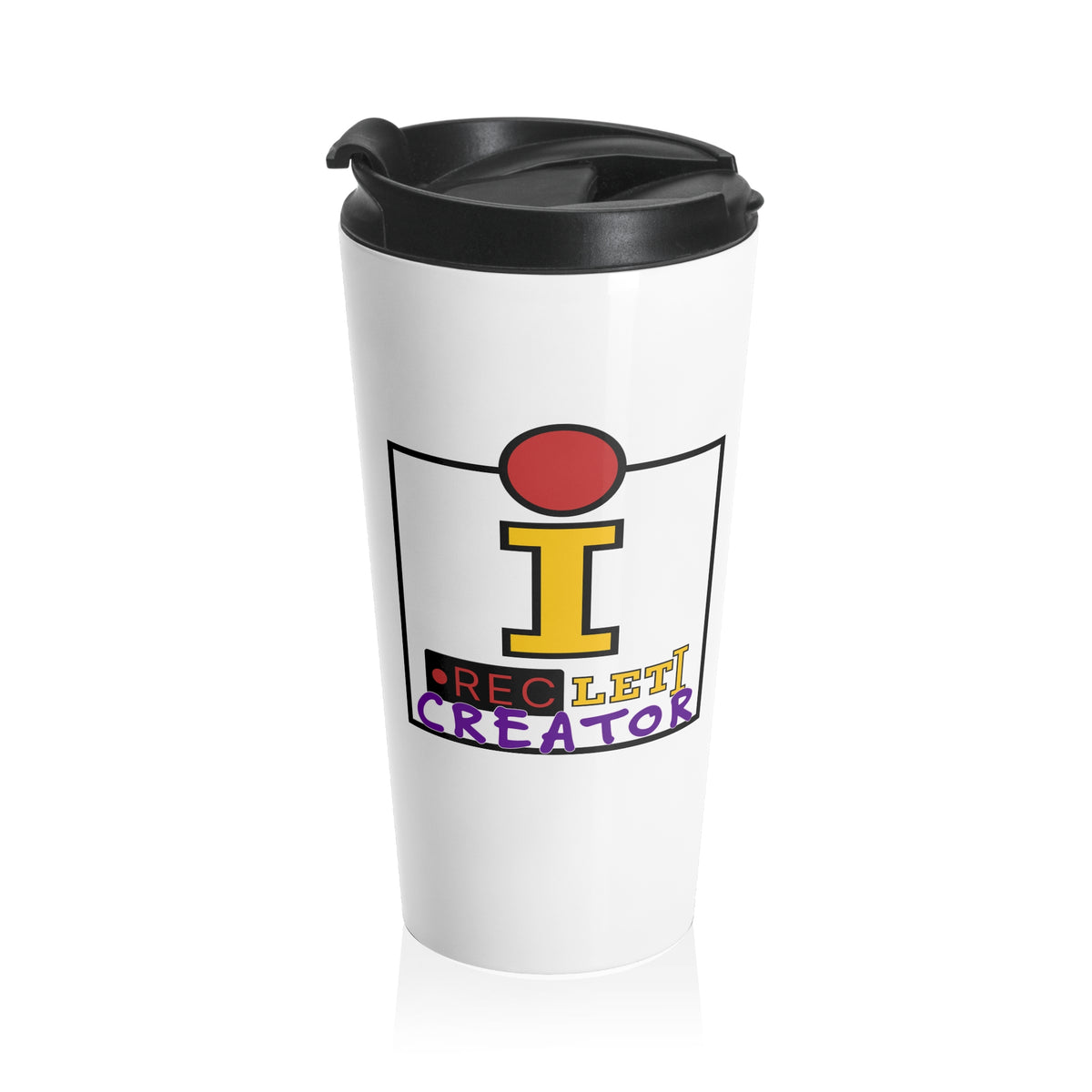 RecLet Creator DIB Seal "Create Your Way | Keep Your Creation" Stainless Steel Travel Mug