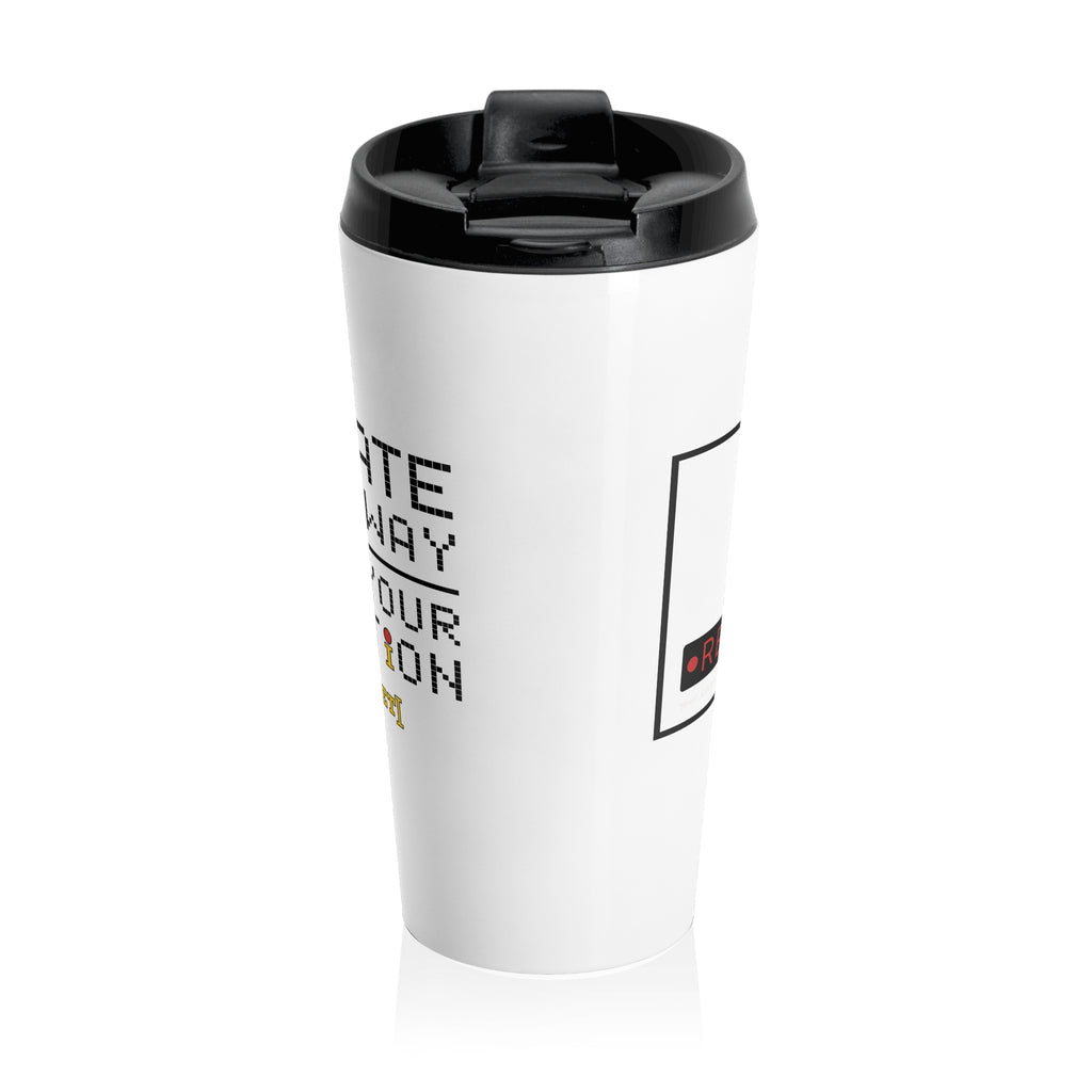 RecLet DIB Seal "Create Your Way | Keep Your Creation" Stainless Steel Travel Mug