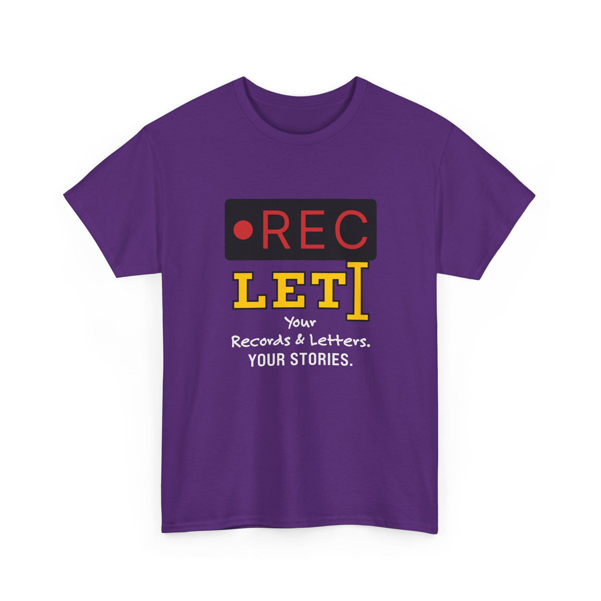 RecLet Your Records & Letters. Your Stories. T-shirt