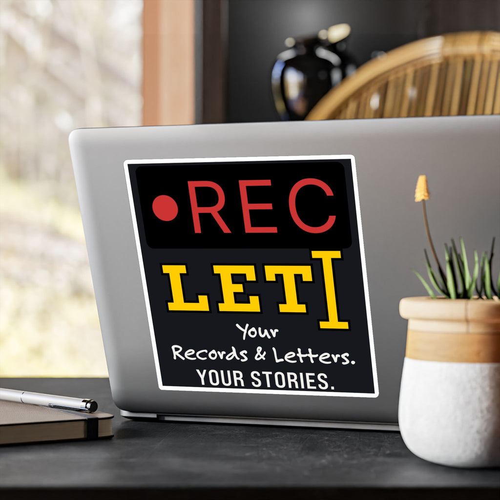 RecLet: Your Records & Letters. Your Stories. Vinyl Decals