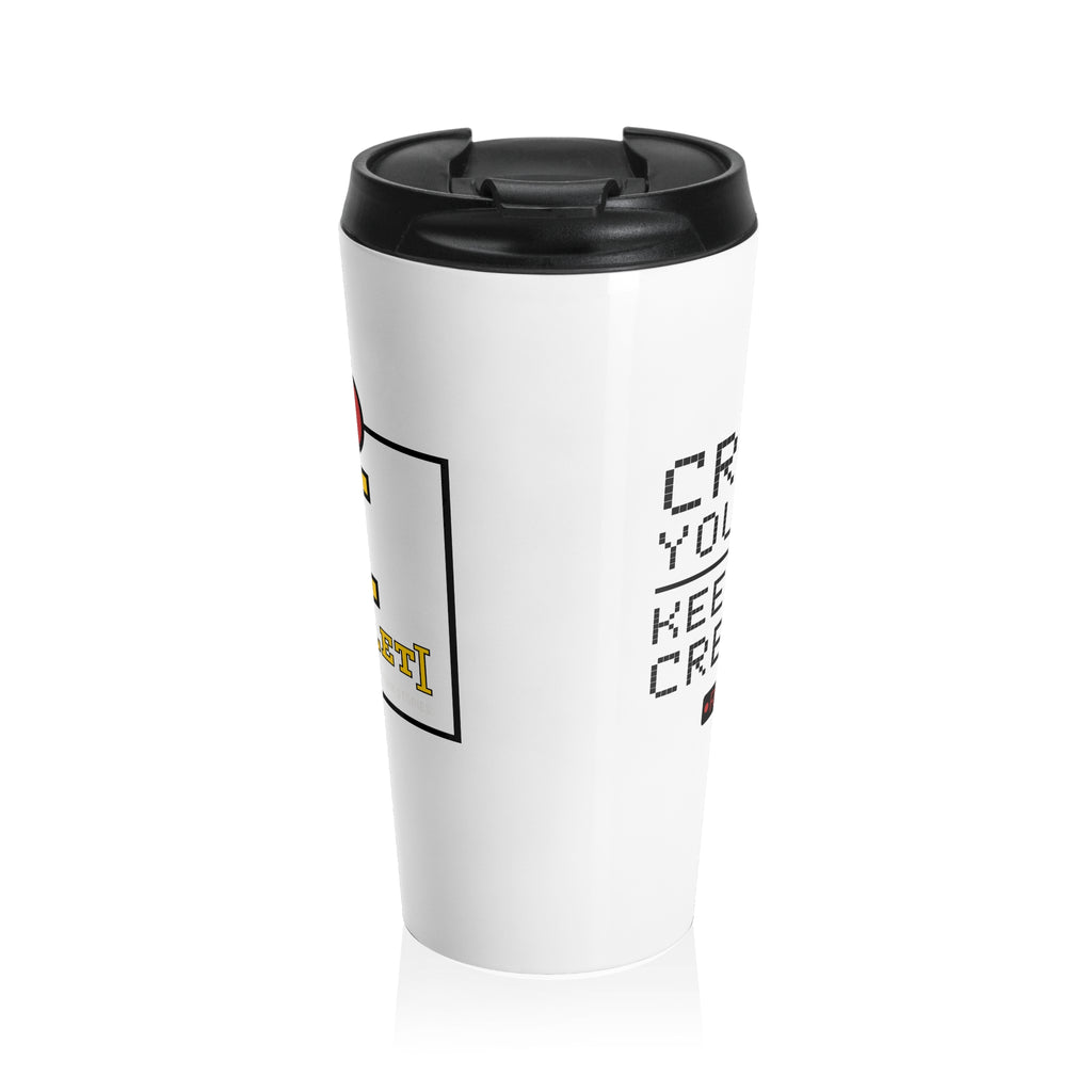 RecLet DIB Seal "Create Your Way | Keep Your Creation" Stainless Steel Travel Mug