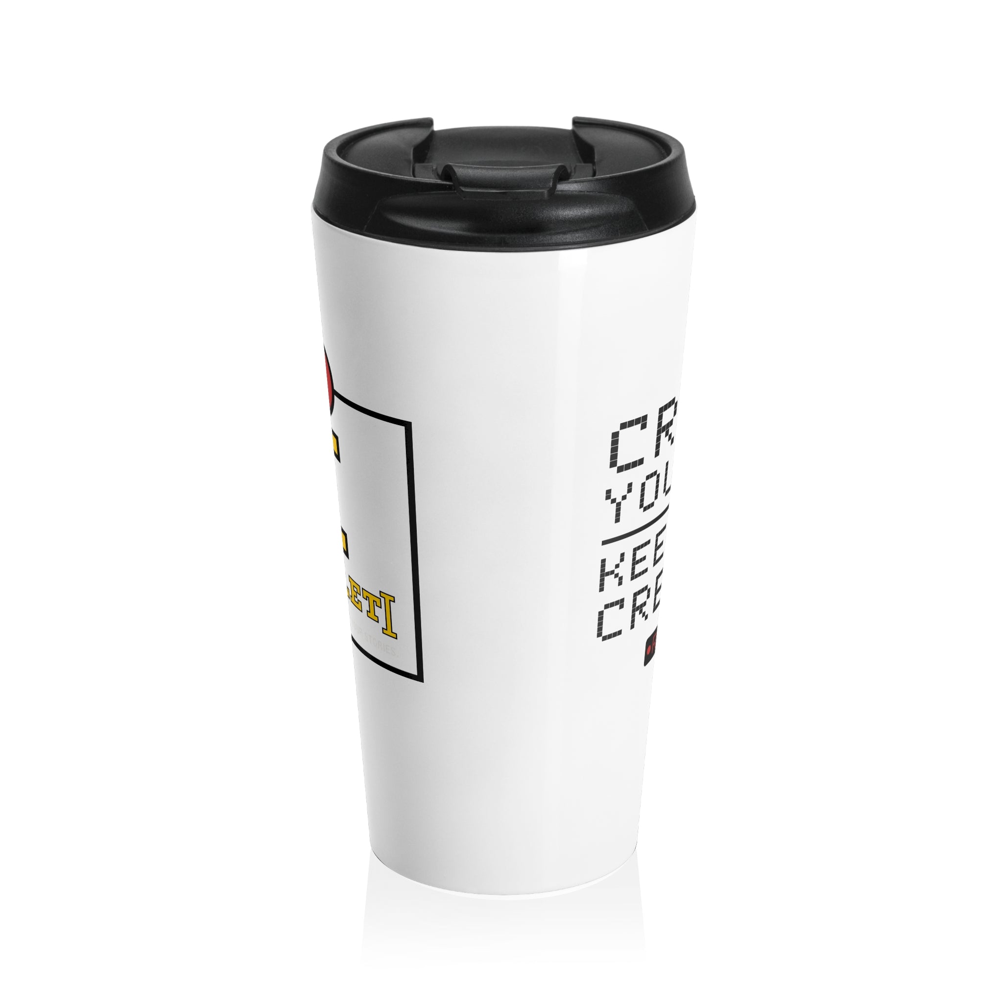 RecLet DIB Seal "Create Your Way | Keep Your Creation" Stainless Steel Travel Mug