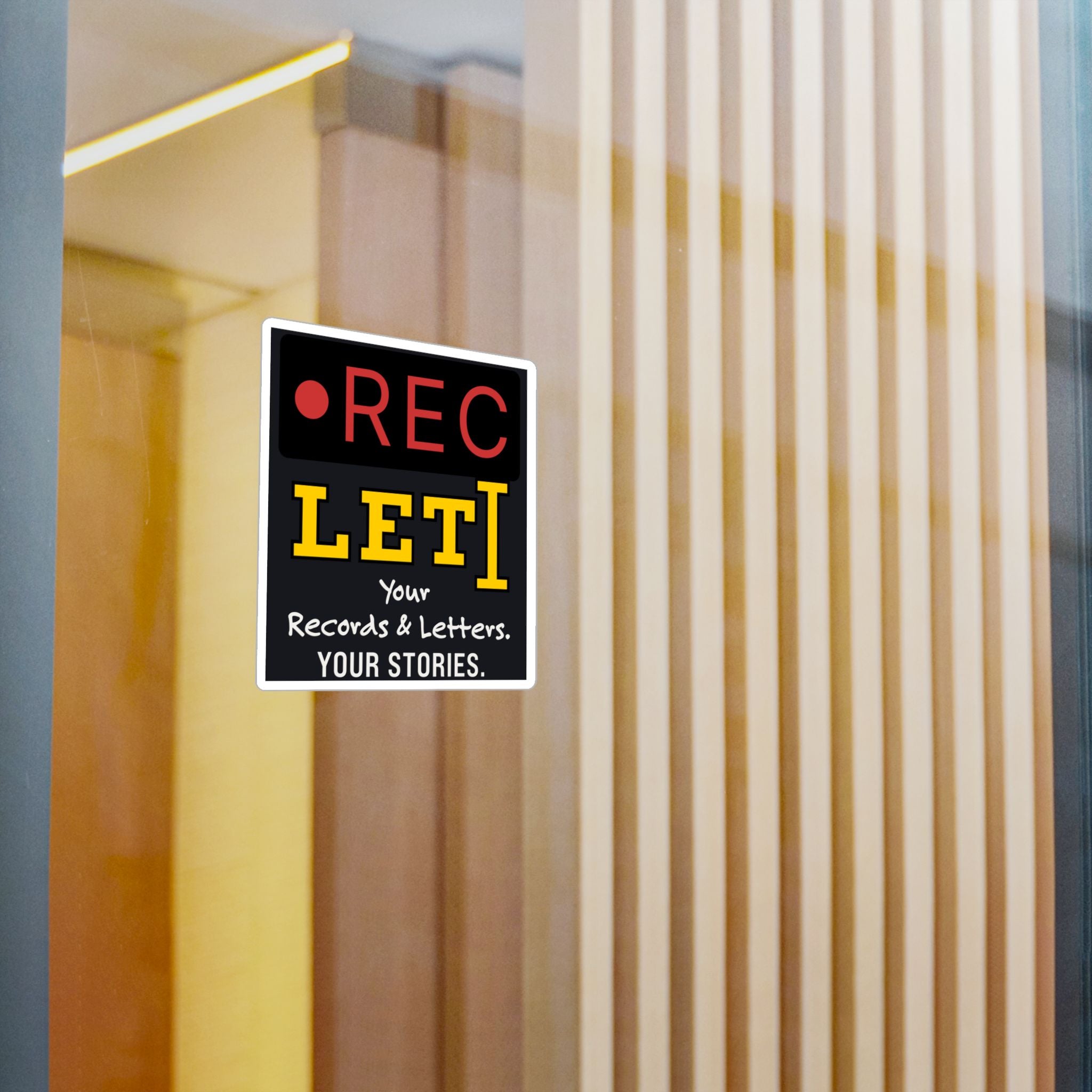 RecLet: Your Records & Letters. Your Stories. Vinyl Decals