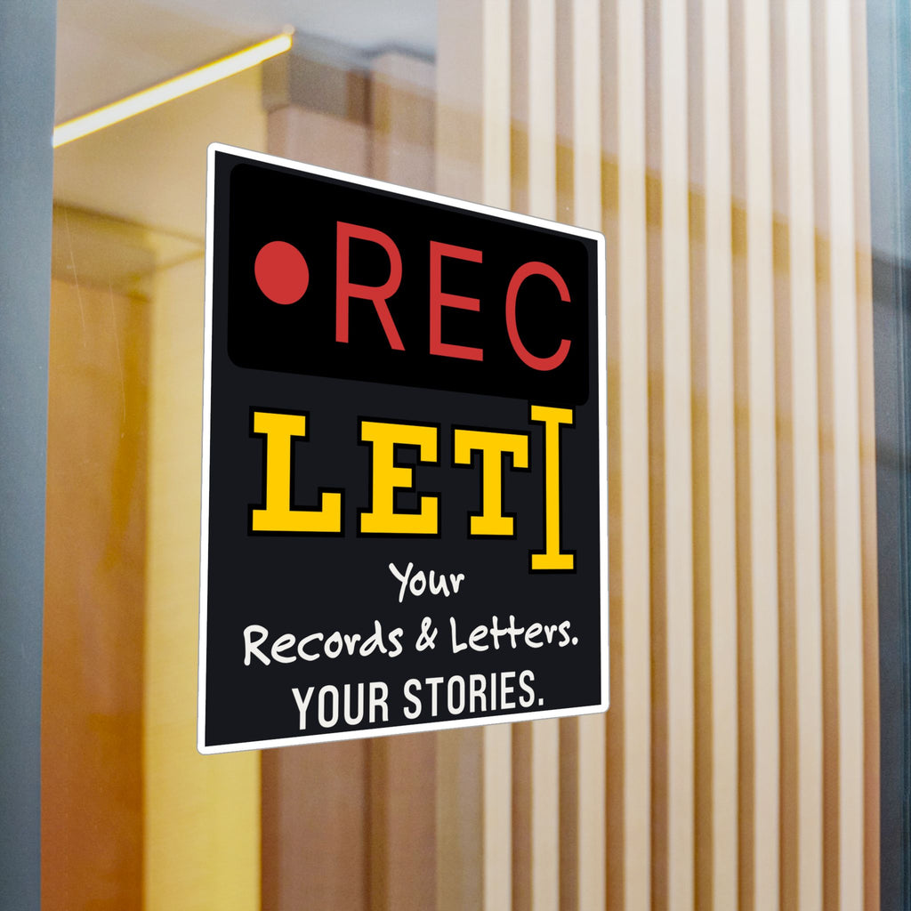 RecLet: Your Records & Letters. Your Stories. Vinyl Decals