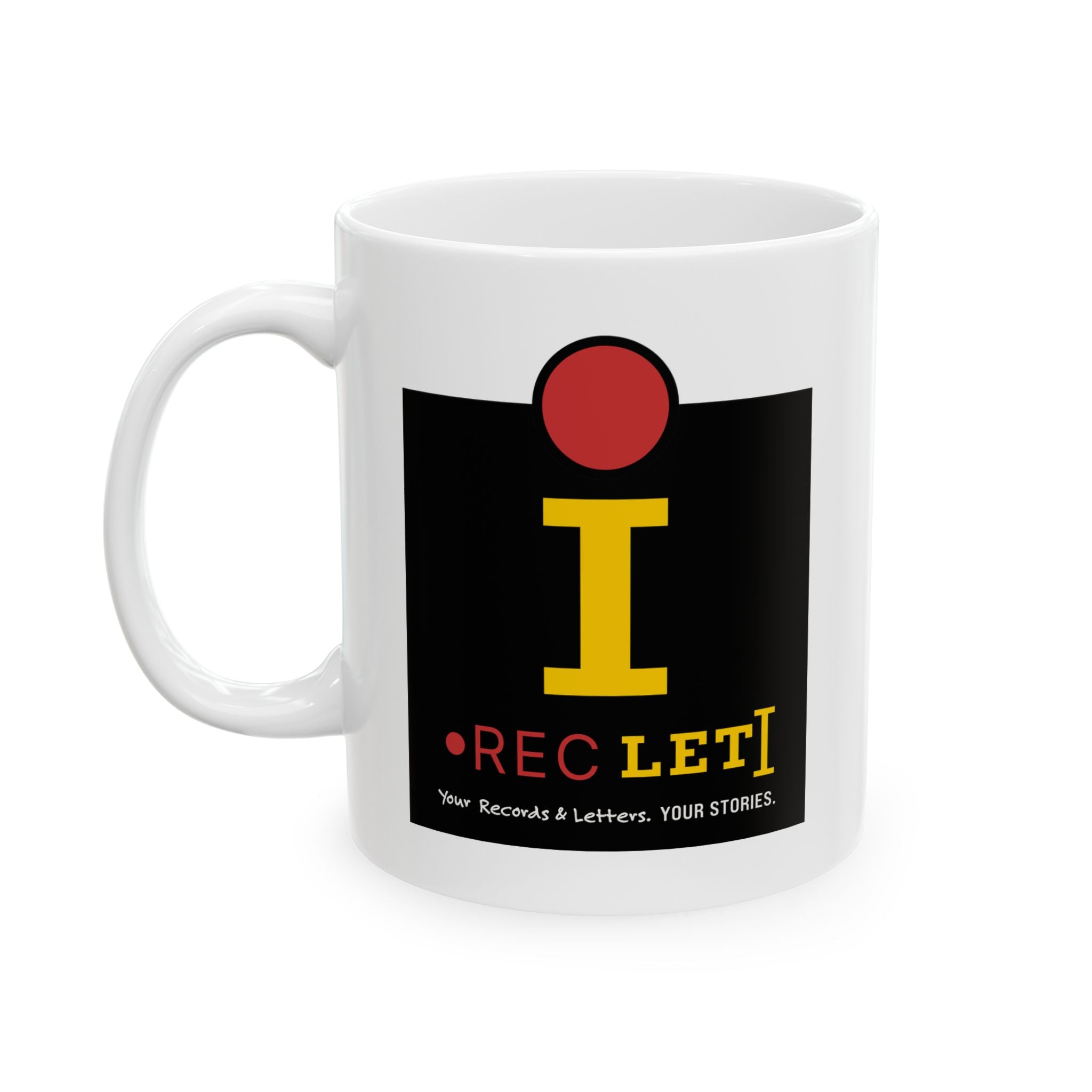 RecLet DIB Seal Ceramic Mug, (11oz, 15oz)