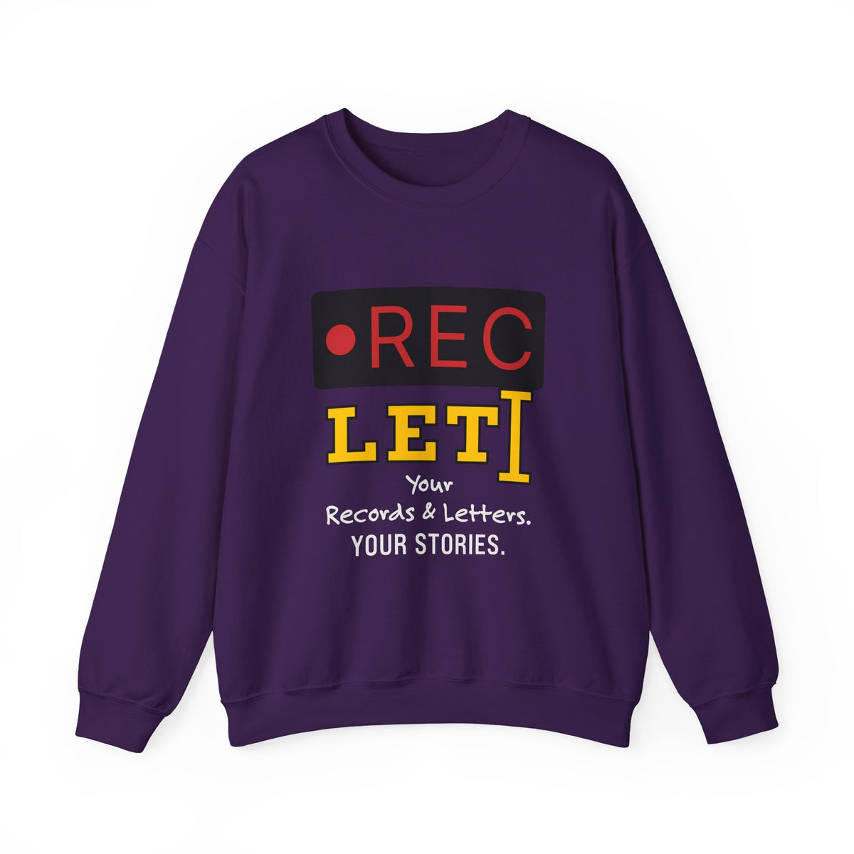 RecLet Your Records & Letters. Your Stories. Sweatshirt